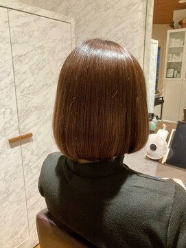 ヘアーアンドスパ フェザー(hair&spa feather) うる艶ワンレンボブ