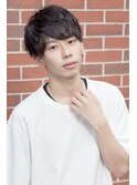 メンズ、ショート、ニュアンスパーマ、