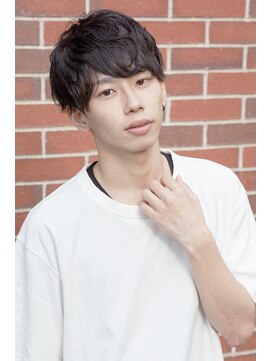 イデアル(Ideal) メンズ、ショート、ニュアンスパーマ、