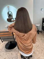 モアナ バイ ラナ 甚目寺店(MoanA BY LANA)&nbsp;デザインカラー/レイヤーカット/ウェットヘア/オリーブベージュ