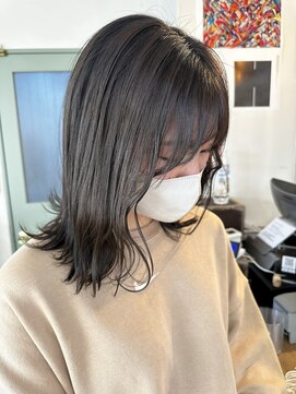 コレットヘアー ザモリオカ(Colette HAIR the MORIOKA) ブリーチ無し！オリーブカラー♪