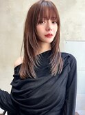 Aimee 町田 チョコレートブラウン×シャギー