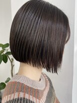 テクネ 天神大名(techne)&nbsp;天神ショートボブヘアショートカットボブ前下がりボブ前髪なし