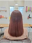トレンド赤ピンクグラデーションカラー
