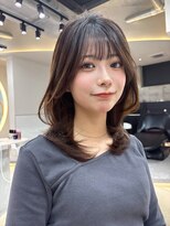 ロンドメリア 天神大名店(Lond Melia) イメチェンヘアスタイル美髪のススメワイドバングブルーブラック