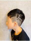 10代20代刈り上げバリアートツーブロック卒業式入学式キッズ