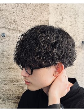 メンズギフト(men's GIFT) 刈り上げツーブロックツイストスパイラルパーマメンズマッシュ