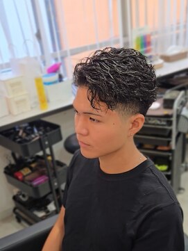 ラピス 名古屋駅前店(Lapis) セントラル・シー パーマ/テーパーフェード/外国人風パーマ