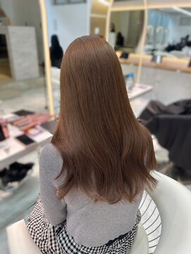 ロンドルピナス 小倉(Lond Lupinus) ミディアムヘア暗めカラー/デザインカラー/フェイスフレーミング