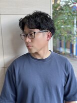 エルパティオ(EL PATIO) ニュアンスパーマ × ツーブロ