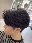 熊本メンズサロン フェザーパーマ フェザーショート