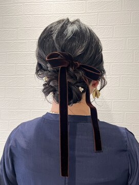 ヘアセット　アップスタイル