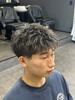 マーレ 宇部店(MARE) ダウンバングスパイキー×テーパーフェード
