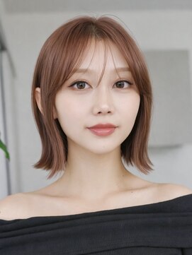 オーラ オモテサンドウ(Aura omotesando) 前髪なし風カシスくびれボブ