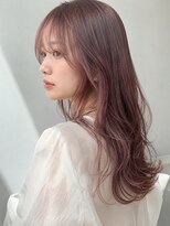 シンク オモテサンドウ(sync omotesando)&nbsp;ブリーチなしワインレッド/ローズ/髪質改善