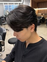 エルマーク 本山(L-MARK)&nbsp;マッシュヘア/黒髪/メンズカット/men's/フェザーパーマ