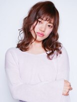 クアトロ グランシュ 川崎店(QUATRO × GranCieux)&nbsp;ピンクブラウン×ふんわりミディ