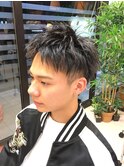 ベリショ×センターパート