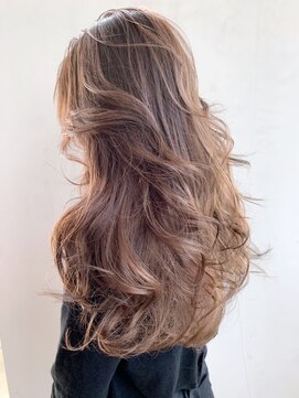 アイティー バイ アルバム 中野店(IT by ALBUM) ベージュロング_ローライトスリークボブ厚めバング_ba285542