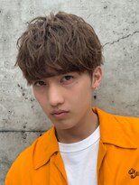 フィフス(fifth) コンマヘア ツーブロック スパイラルパーマ 無造作ヘア