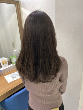 ロンドアベニール 北千住(Lond avenir) 内巻きロングレイヤー ナチュラルブラウン 西田大樹