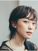 暗めカラー/グランマッシュ/デザインカラー/レイヤーカット/柏