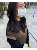 【Feria松山】暗髪オルチャンヘア☆白石