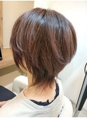 ウルフカット/ピンクアッシュ
