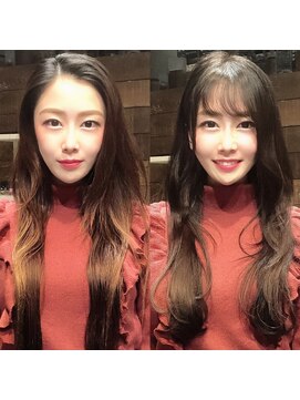 アフロート ギンザ(AFLOAT GINZA) AFLOAT GINZA【仲道 弘泰】前髪作った【before→after】