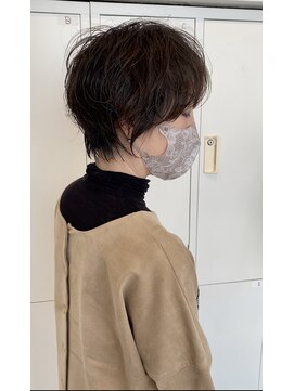 アデプト 綾瀬店(adept) 大人ショートヘア/ワンカールパーマ【綾瀬/北千住/亀有】