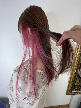 コーボ 柏(COVO) 【covo/isokeiichi】ピンクインナーカラー