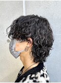 ツイストスパイラルパーマ　ウルフ