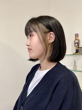 アズヘアー(AtoZ hair) ボブスタイル　インナーカラー