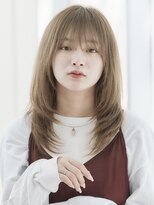 アンフィニー 銀座(ANFINI)&nbsp;【ANFINI銀座】透明感ベージュ×内巻きレイヤー