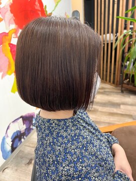 シエロ(CIELO) ☆丸みボブ&白髪馴染ませナチュラルカラー☆