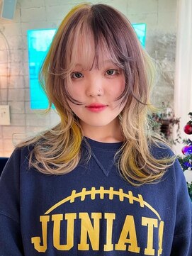 ハコ プラス(HACO+) カット＋ブリーチ＋デザインカラー