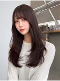 前髪カット 酸性ストレート 髪質改善 カット 艶髪/977