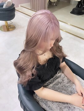 シェリ(che'rie) ブリーチカラー/くすみピンク/グラデーションカラー