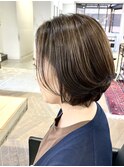 ショートパーマショートカット前髪あり前髪なし30代40代50代