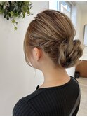 【倉敷 沖/calin】シニヨン ヘアアレンジ