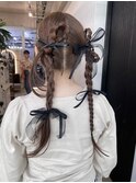 【杏実】ツインアレンジ パーティーヘアセット