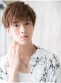 学生七三分け斜めバングメンズショートf戸田公園