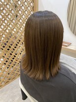 ヌー 一宮(nuu)&nbsp;ナチュラル外はね×ベージュカラー