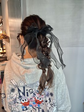 シャルムバイケンジ(Charm.by KENJE) 【ダブルポニーテール】/結婚式/二次会/同窓会/銀座/ヘアセット