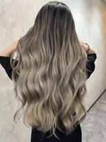 ルーゼン(LUXEN)&nbsp;【LUXEN】ホワイトベージュバレイヤージュ