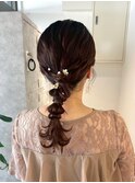 （nanaka）結婚式ヘアセット/編みおろし