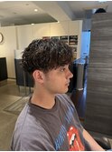 men's パーマ