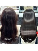 髪質改善ストレート