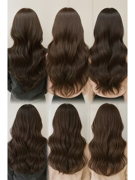 冬に似合う大人ブラウンモテ艶さらカラー