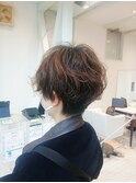 20代30代40代ニュアンスショートベリーショートパーマ髪質改善